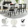 thumbnail image 6 of Emma + Oliver 8' x 40" Rectangular Antique Rustic White Solid Pine Folding Farm Table with Crisscross Legs, 6 of 14