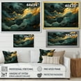 thumbnail image 4 of Designart "Earth Element Stones Mosaic in Boho Style II" Oversized Geometric Wall Art - Bohemian Gold Boho Mosaic Hallway Wall Art Decor, 4 of 4