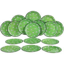 TAILTOSS Material Dessert Paper Plates Football Party Tableware 16Pcs 7.1x7.1x0.04In