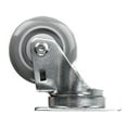 thumbnail image 4 of SY America 3" 4 Pack Caster w/ Gray Polyurethane Wheel Top Annular Plate, Top Plate Caster, 1200 lbs Total Capacity (3 inches pack of 4, Swivel), 4 of 5