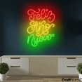 thumbnail image 3 of Craftnamesign Feliz Ano Nuevo Neon Sign, Happy New Year Led Light, Spanish New Year Wall Sign, 3 of 5