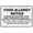 Warning Sign 1, variant on Focus And Concentrate Reflective Aluminum Signage - 8"x12", With Symbol, Weatherproof - Office, Classroom, Study Room, Library