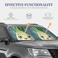thumbnail image 4 of Sikiie Adorable Kawaii Fennel Character Print Foldable Car Windshield Sun Visor, Car Window Sunshade Suitable for Sedan, SUV and Truck Car Accessories-Medium, 4 of 6