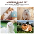 thumbnail image 3 of Shisuyan Small Pet Hiding Place Wood Plastic Plate 1Set 9.1X5.9X5.3In, 3 of 9