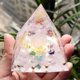 thumbnail image 4 of Crystal Pyramid Piedras Meditación Yoga Energía Decorativo para la decoración de escritorio Decoración de la, 4 of 9