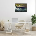 thumbnail image 3 of Stupell Industries Thoughtful Woman on Canoe Novelty Painting Black Framed Art Print Wall Art, 30 x 20, 3 of 10