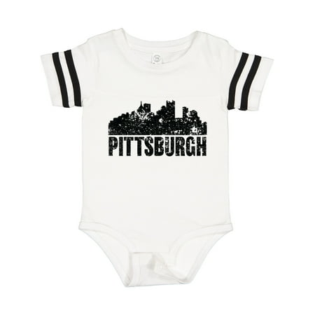

Inktastic Pittsburgh Skyline Grunge Gift Baby Boy or Baby Girl Bodysuit
