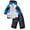 Blue, variant on LONDON FOG Boys' 2-Piece Snow Pant & Jacket Snowsuit