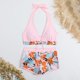thumbnail image 5 of Mejor Belleza Mujer Traje de Baño de Moda Aumentar el tamaño 2 Piezas Tankini Tops de Bikini y Partes de Abajo Rosa L, 5 of 7