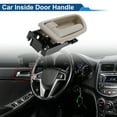 thumbnail image 3 of Mango de puerta interior del lado del conductor delantero y del lado del pasajero trasero izquierdo para Toyota Avalon 2000-2004, mango de puerta interior No.692060C030/692050C030E1 Beige 1 Pc, 3 of 6