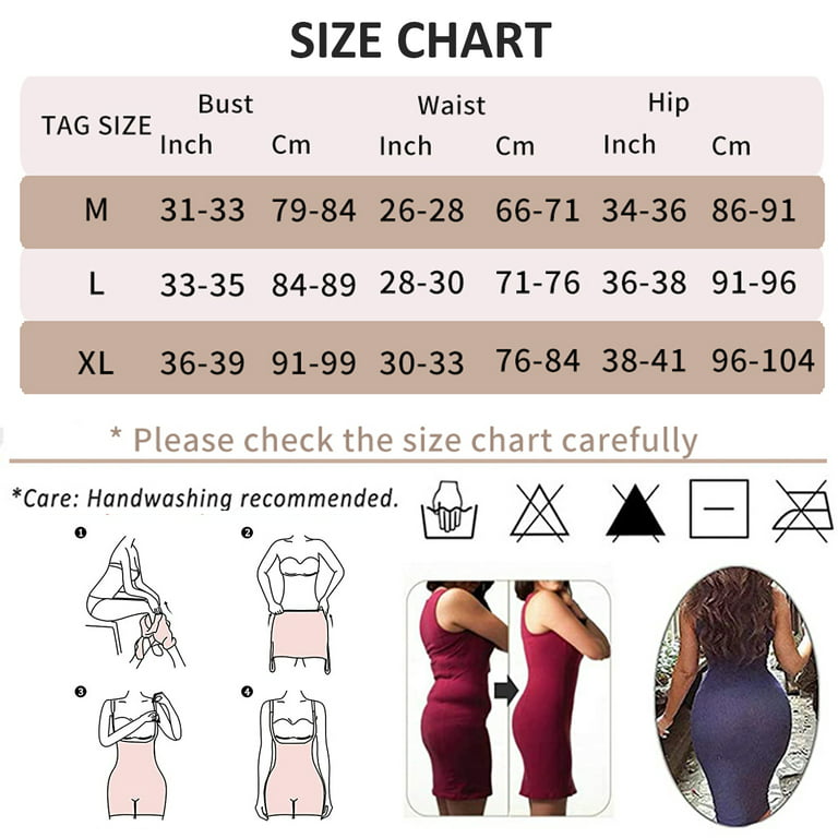 MISS MOLY Women's Control Slip Shapers Full Body Shapewear Bodysuits  Seamless Thigh Slimmer One Piece Jumpsuit 