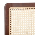 thumbnail image 7 of SAFAVIEH Benicio Rattan Dining Chair, Dark Brown/Natural, Set of 2, 7 of 7
