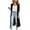 Black, variant on Women's Long Velvet Cardigan Jacket Casual Open Front Velour Lapel Cardigan Maxi Blazer Outwear