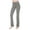 Grey, variant on Nirlon Straight Leg Yoga Pants With Pockets - High Waisted Leggings For Women