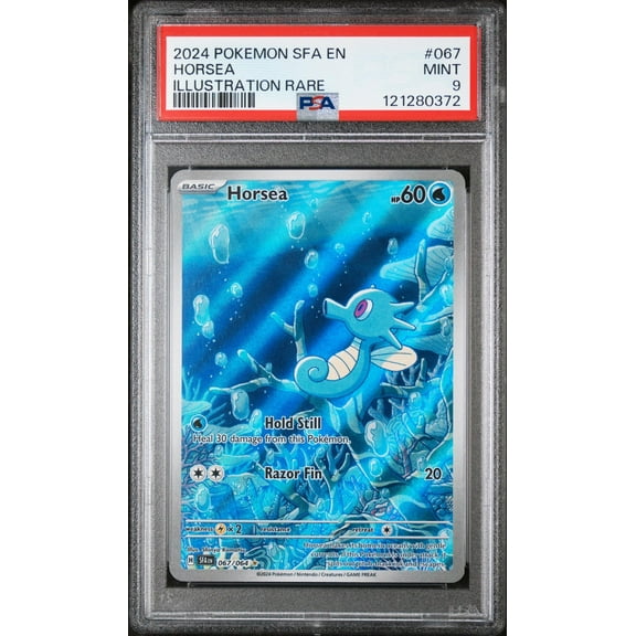2024 Pokemon Shrouded Fable Illustration Rare Horsea #067/064 PSA 9
