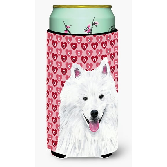 American Eskimo Hearts Love and Valentines Day Portrait Tall Boy Hugger