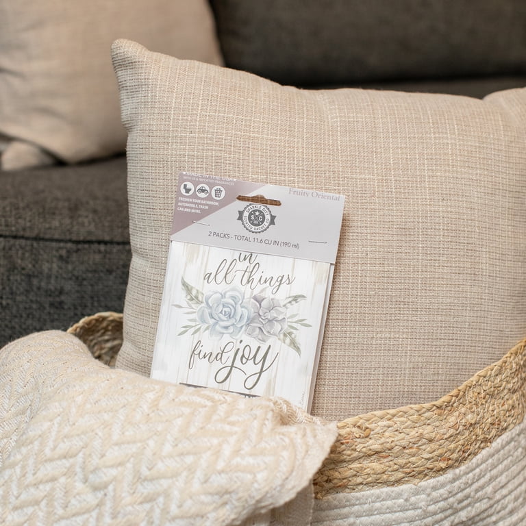 Soupline Great Outdoors Scented Armoire Sachets With Hooks - Pack Of 2, Fresh Air Scent For Closets & Drawers