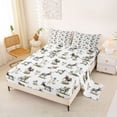 thumbnail image 2 of Erosebridal Wild Donkey Full Size Sheets,Rustic Plant Flowers Bed Sheets For Boys Teens 4 Pieces, 2 of 6