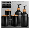 thumbnail image 2 of Juego De Accesorios De Baño 5 Pzs Dispensador Organizador Xtellar negro, 2 of 3