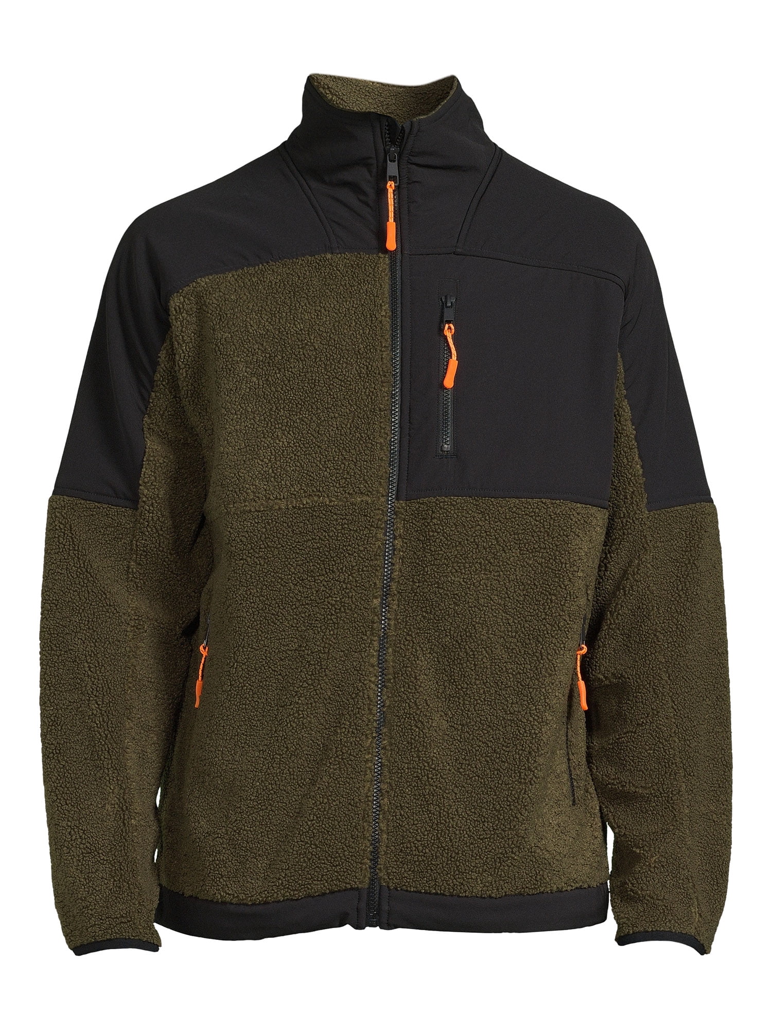 Russell Men's and Big Men's Faux Sherpa Jacket, Sizes up to 3XL