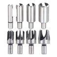 thumbnail image 6 of 8Pcs Wood Plug Cutter Drill Bit Straight and Taper Claw Tool Set for Woodworking Hole Saw Cutting 1/4 3/8 1/2 5/8, 6 of 6