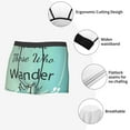 thumbnail image 6 of Balery Not All Those Who Wander Are Lost1 Men's Boxer Briefs, Soft and Breathable Cotton Underwear with nylon Waistband-Small, 6 of 9
