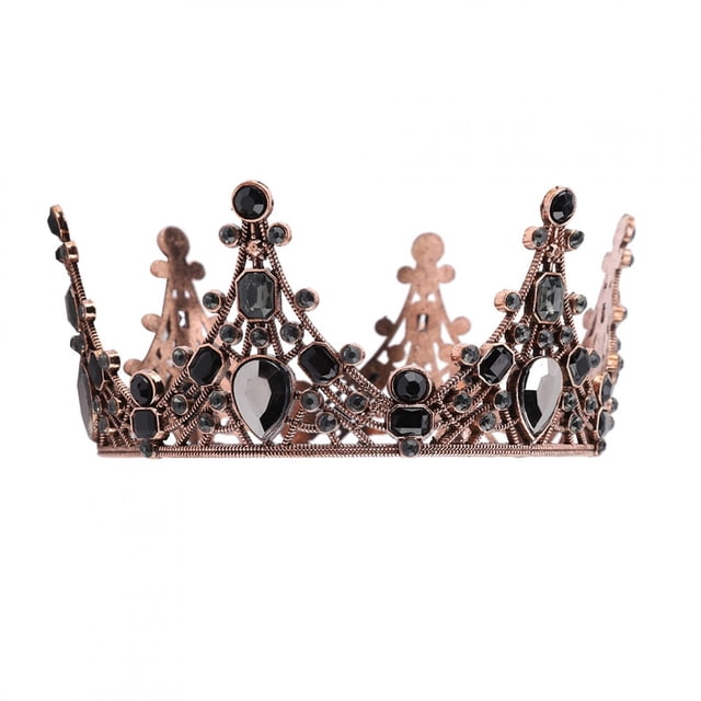 Cake Topper Queen Crown Cake Topper Metal Pearl Baroque style Cake Toppers Wedding Cake
