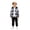 9p-0808zem-Gray, variant on ClothesFuns Boys Sweatsuit Boys Outfit Sets 2Pcs Flannel Plaid Shirt and Pants Set Hoodie Sweatsuit for Fall Winter Spring Kids Clothes
