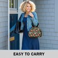 thumbnail image 6 of Pioneer Flower Floral Print Pattern Drawstring Lunch Bag Women - Drawstring Lunch Bag Insulated for Work Office - Stain-Resistant Large Lunchbags for Women with Multi-Pockets, 6 of 6