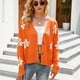 thumbnail image 4 of Cárdigan de punto europeo y americano para mujer, suéter holgado de estilo universitario, estilo ins, novedad de otoño e invierno de 2023, 4 of 4