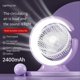 thumbnail image 1 of Desk Lamp Fan 2400mAh Desktop Runner Light,Purple, 1 of 5
