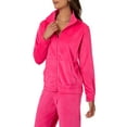 thumbnail image 3 of Athletic Works Women's Soft Velour Jacket and Pant Tracksuit, Size S-XXL, 3 of 15