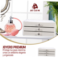 thumbnail image 3 of Alhajero Estuche Organizador De Joyas Aretes 3 Niveles Suave Gris-JUSTCLICK MX, 3 of 8