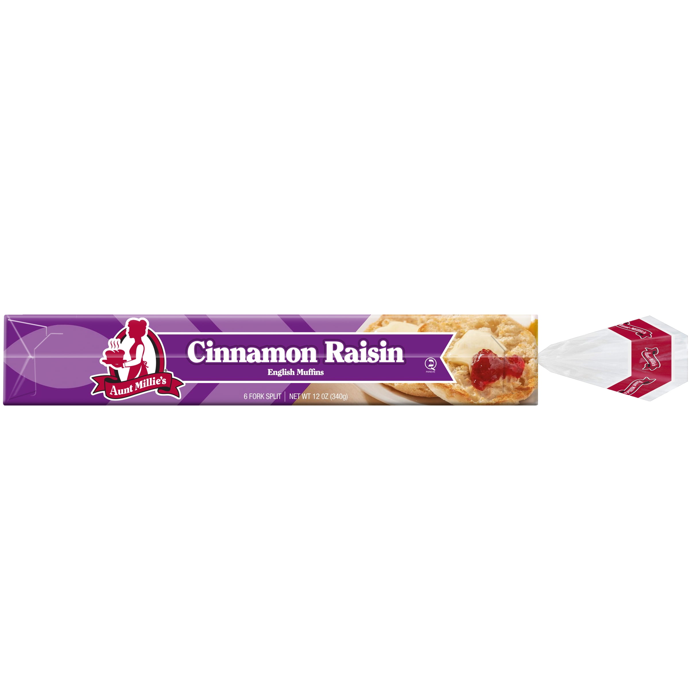 Aunt Millie's English Muffins, Cinnamon Raisin, 6 Ct., 12 oz.