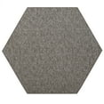 thumbnail image 1 of Furnish My Place Indoor Floor Rug - 6 ft. Hexagon, Neutral, Distressed, Area Rug for Bedrooms, Hallways, Living Rooms, 1 of 5