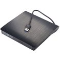 thumbnail image 1 of USB 3.0 DVD-ROM Computadora Unidad óptica PC Externo Slim CD ROM Lector de disco Reproductor de DVD, Negro Vogacara DZ7228-01B, 1 of 2