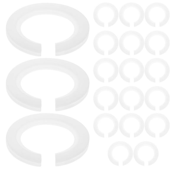 Ferencaa 20Pcs Lamp Shade Adapter Ring E27 to E14 Lampshade Converter Ring Light Shade Replacement Parts