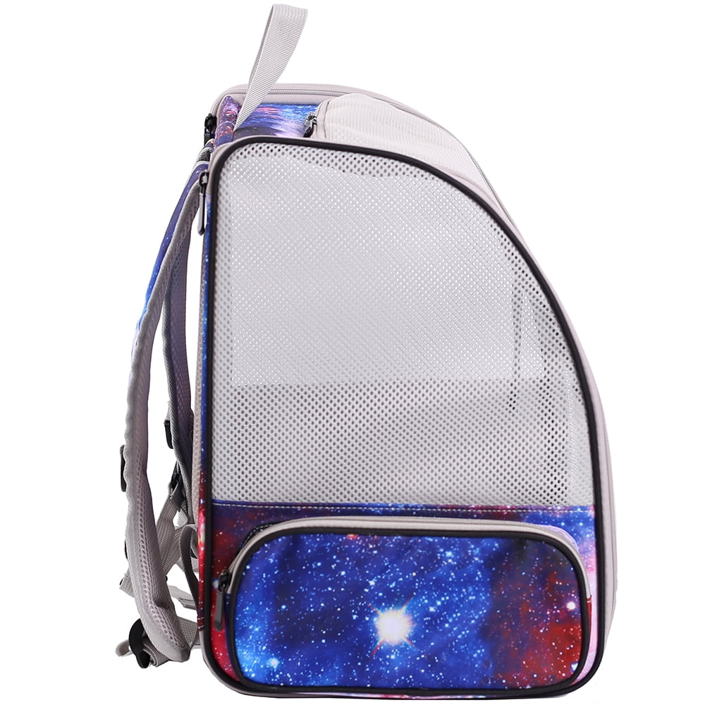 Pet Backpack Carrier for Cat and Small Puppy, Breathable Full Ventilation Backpack for Cat and Small Dog, Airline Approved Cat Travel Bag