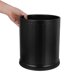 thumbnail image 5 of unbranded Papelera Sin Tapa Elegante Para Oficina Y Hogar Color Negro Moderno Y Compacto, 5 of 8
