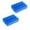 Blue-2pcs, variant on Soft Rubber Drill Bit Storage Tray Organization 32 Holes Screwdriver Bit Holder Hexagonal Screwdriver Head Drill Stand