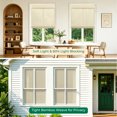 thumbnail image 3 of Allesin zen No Drill Cordless Bamboo Roman Shade, 34.5"W x 64"H, Ivory, 3 of 9