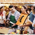 thumbnail image 7 of BBQ Blanket for Resting Meat,Smoker Meat Resting Blanket, Rusable Smoker Grilling Meat Insulated Resting Bag with Wide Mouth for Large Brisket/Pork Shoulders/Turkeys,Gifts for Men (BBQ Blanket 21in), 7 of 7