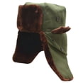 thumbnail image 5 of OUNONA Winter Ski Hat with Thick Cotton for Riding Olive Green Outdoor Warm Headgear, 5 of 8