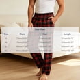 thumbnail image 3 of CYiJun Plaid Pajama Pants for Mens Soft Comfy Loungewear Sleepwear Lightweight Sleep Pant, 3 of 8