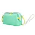 thumbnail image 2 of Silicone Crossbody Pouch With Adjustable Strap & Sealed Zipper Design For Pool Beach Swimming Travel Outdoor Use(Green-20X11Cm), 2 of 5