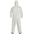 thumbnail image 4 of CoverallsDirect Suntech Microporous Protective Coveralls, Attached Hood and Boots, Unisex Disposable Level C Hazmat PPE, White, 6 Pack (MD), 4 of 5