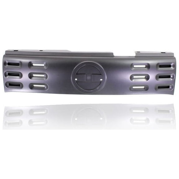 Grille - Compatible/Replacement for '09-14 Nissan Cube Base/S/SL - Main Gray Frame, With Emblem Provision - 620701FA0A