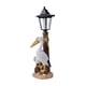 thumbnail image 3 of Escultura solar de jardín impermeable, lámpara decorativa, figura, estatua para parterre. 14CMX12CMX42CM, 3 of 9