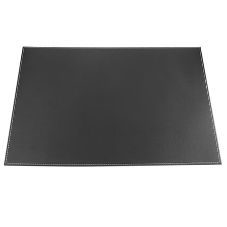 Solid Color PU Leather Desk Pad Smooth Writing Pad Desk Protector - (Best Desk Pad For Writing)