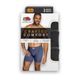 thumbnail image 3 of Fruit of the Loom Men's Crafted Comfort Boxer Briefs, 3-Pack, 3 of 15